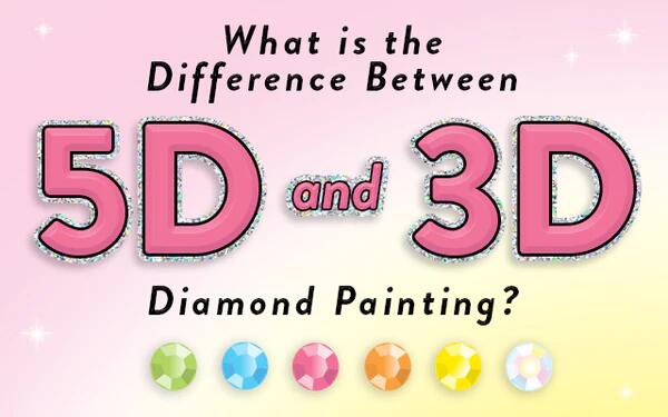 3D vs. 5D Diamond Painting: What’s the Difference?