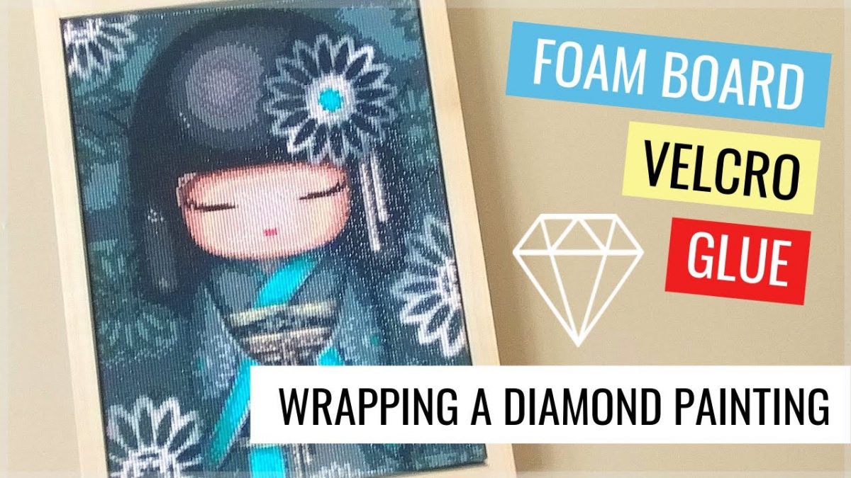 How to Frame Your Diamond Painting Kit with Foam Board